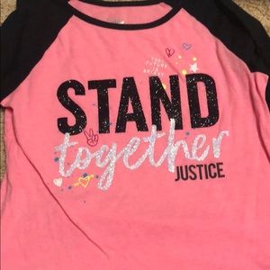 Girls Size 10 Justice Shirt